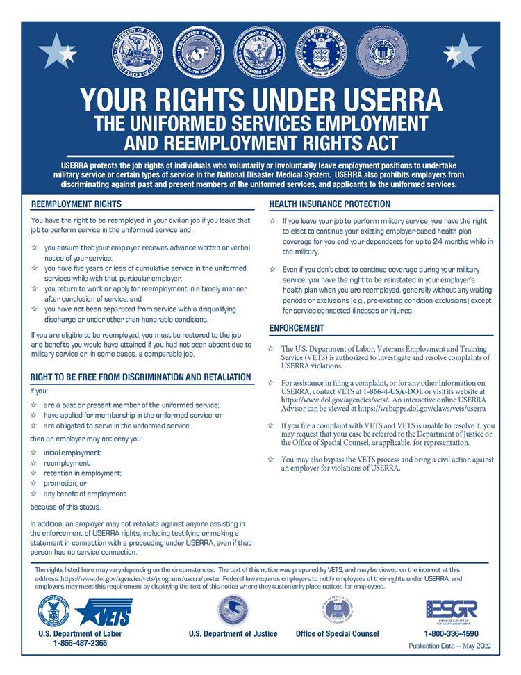 Your Rights Under Userra